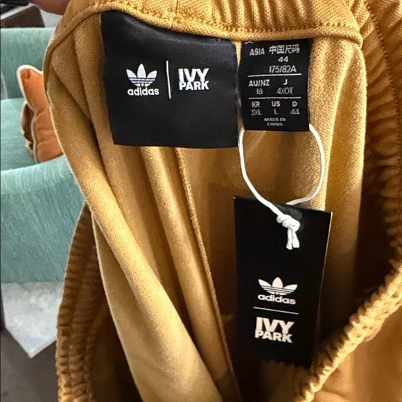 Ivy Park Mustard Yellow Wide-Leg Pants with tags - Picture 4 of 4